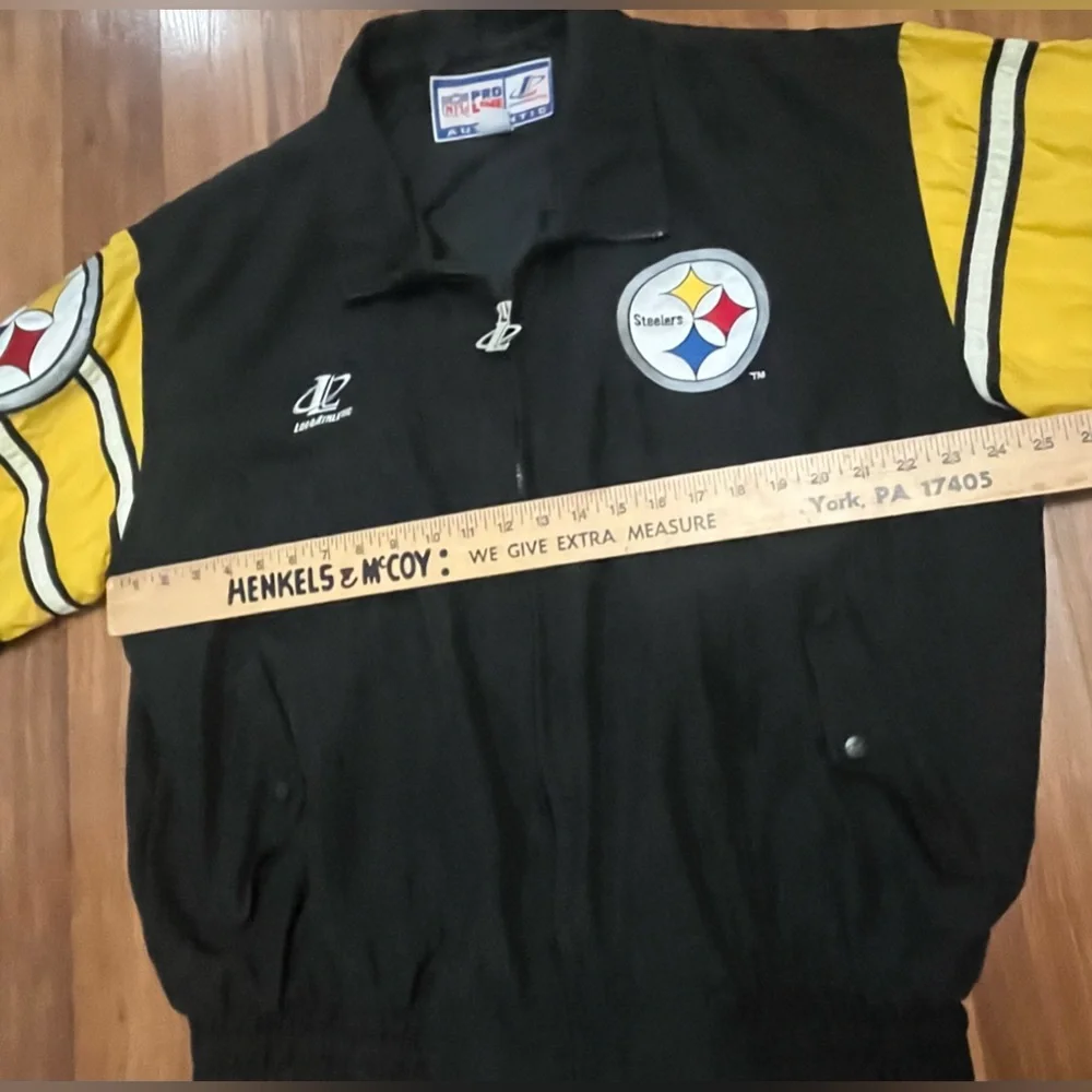 1990s Vintage  Pro Line Mens NFL Pittsburgh Steelers Jacket Large